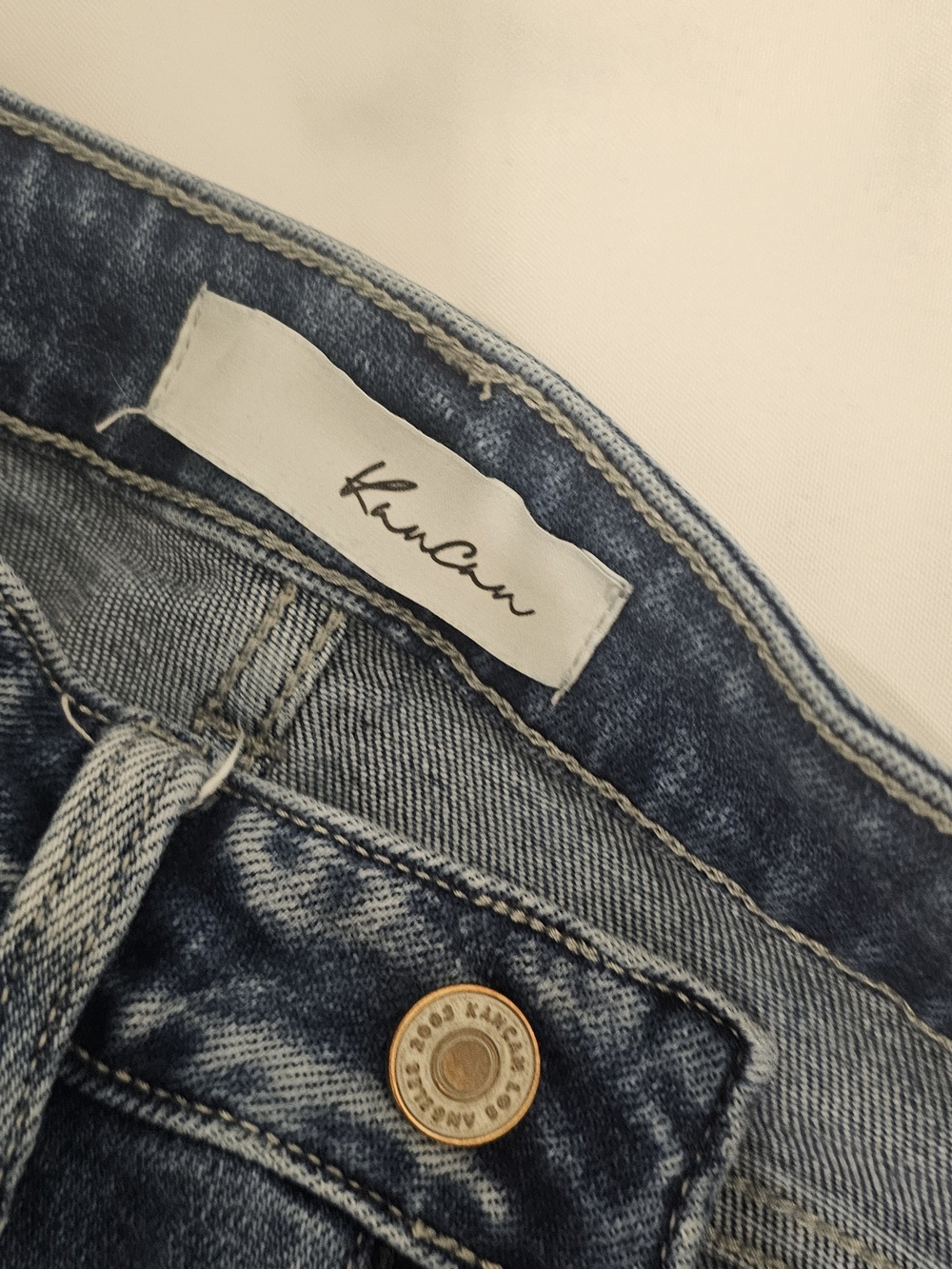 KanCan Blue Washed Ankle Jeans